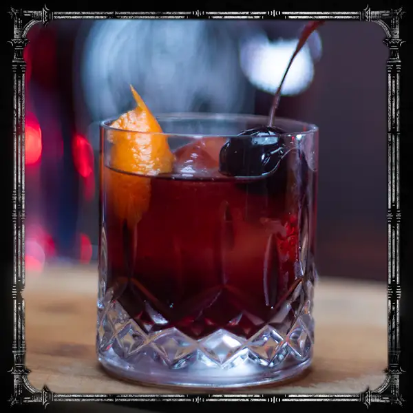 Black Currant Whiskey Old Fashioned