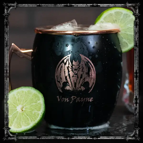 Black Currant Whiskey Mule