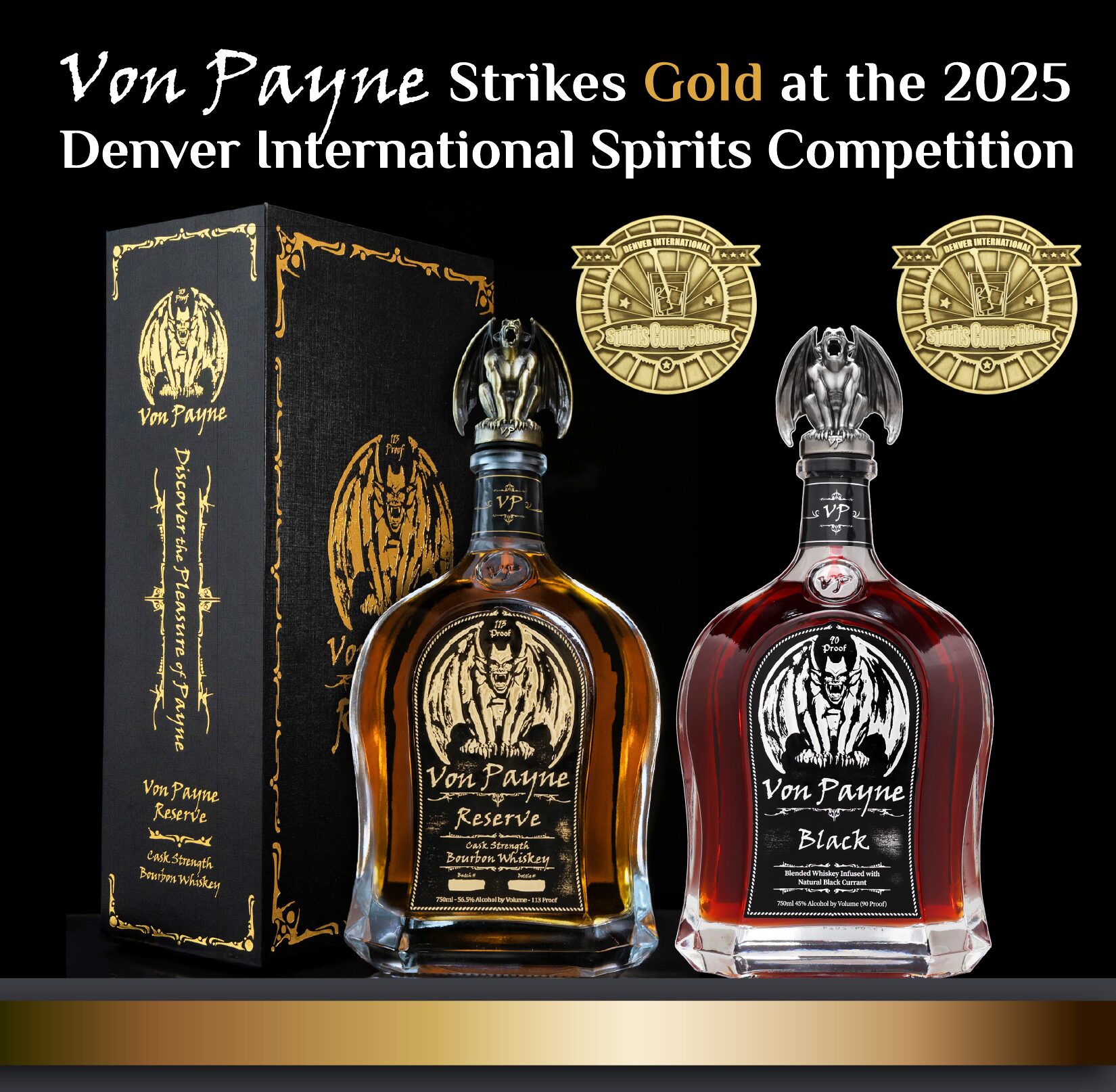 Von Payne Wins Denver International Spirits Competition